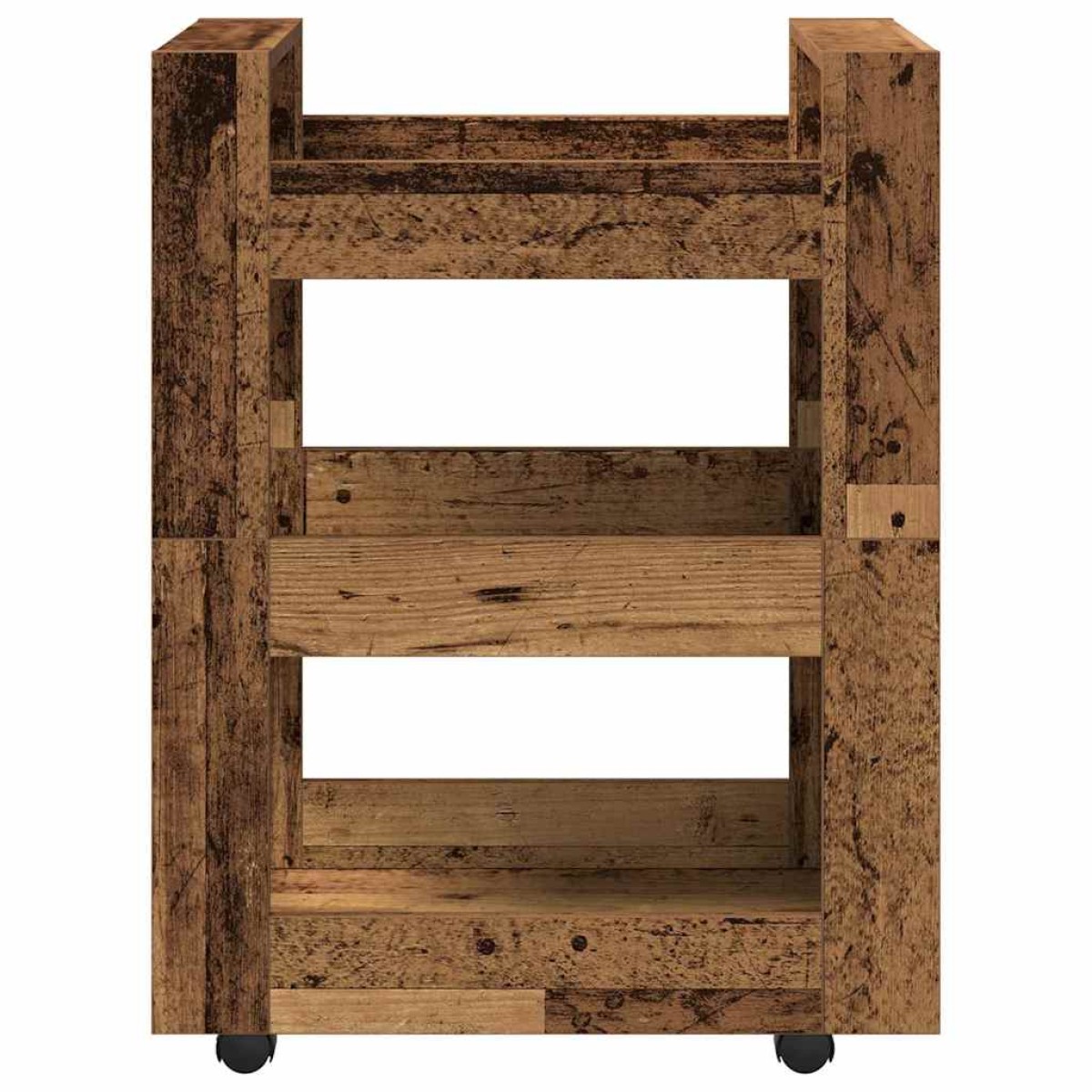 vidaXL Καρότσι Κουζίνας Ξύλο δρυός 60 x 45 x 80 εκ Επεξεργασμένο Ξύλο
