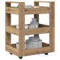 vidaXL Καρότσι Κουζίνας Artisan Oak 60 x 45 x 80 εκ Επεξεργασμένο Ξύλο