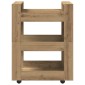 vidaXL Καρότσι Κουζίνας Artisan Oak 60 x 45 x 80 εκ Επεξεργασμένο Ξύλο