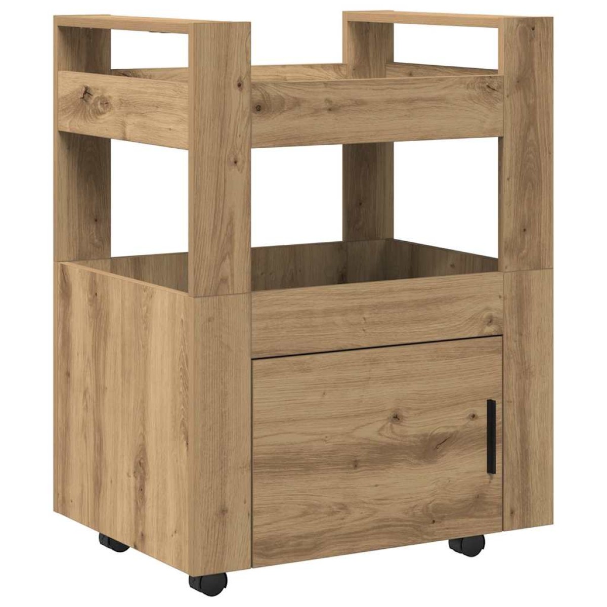 vidaXL Καρότσι Κουζίνας artisan δρυς 60 x 45 x 80 εκ