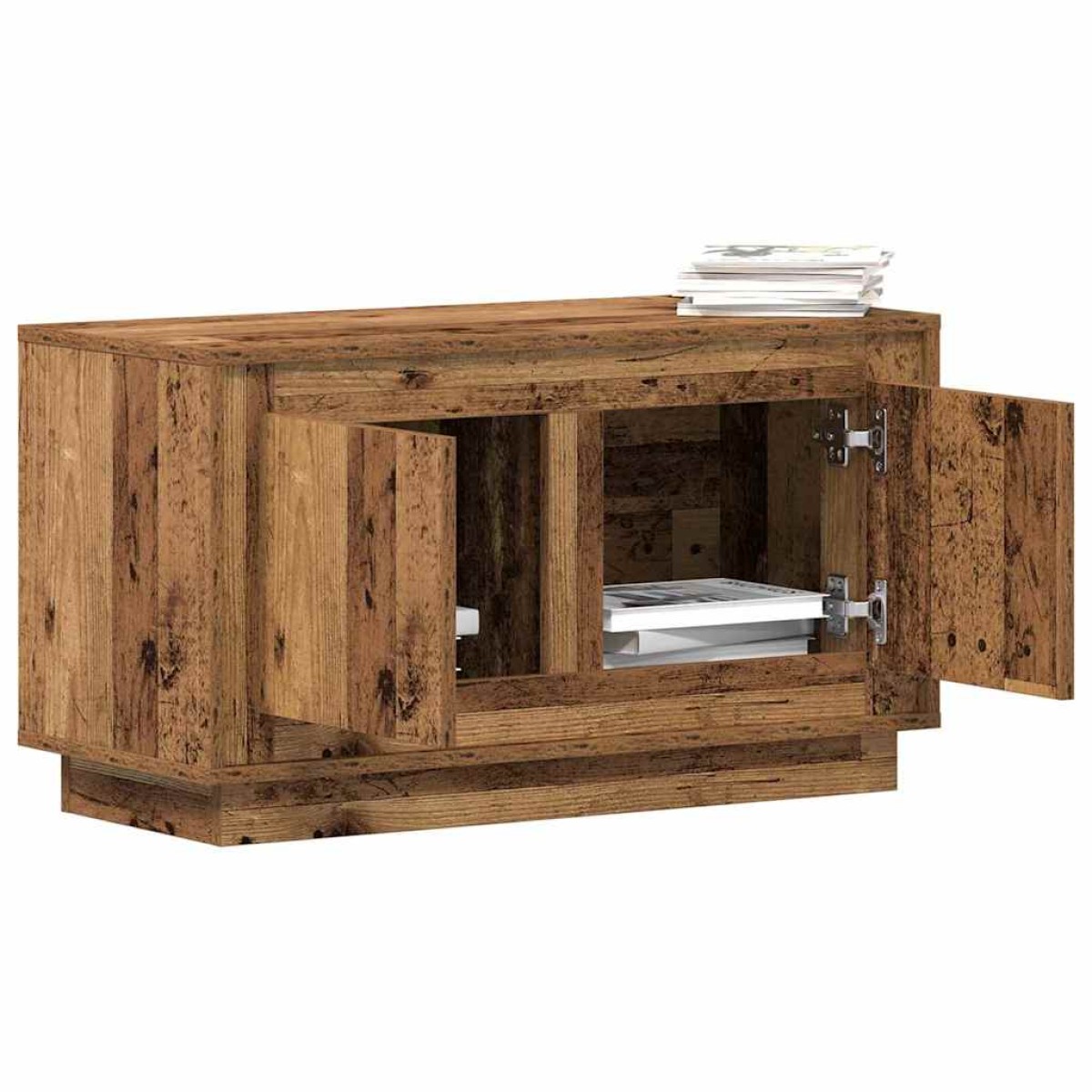 vidaXL Ντουλάπι TV 80 x 35 x 45 cm Παλαιό ξύλο Επεξεργασμένο ξύλο