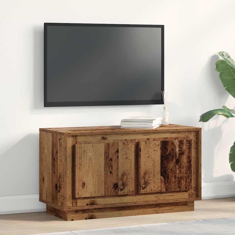 vidaXL Ντουλάπι TV 80 x 35 x 45 cm Παλαιό ξύλο Επεξεργασμένο ξύλο