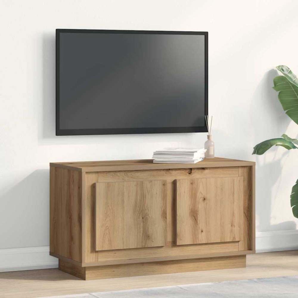vidaXL Ντουλάπι TV 80 x 35 x 45 cm artisan δρυς Επεξεργασμένο ξύλο
