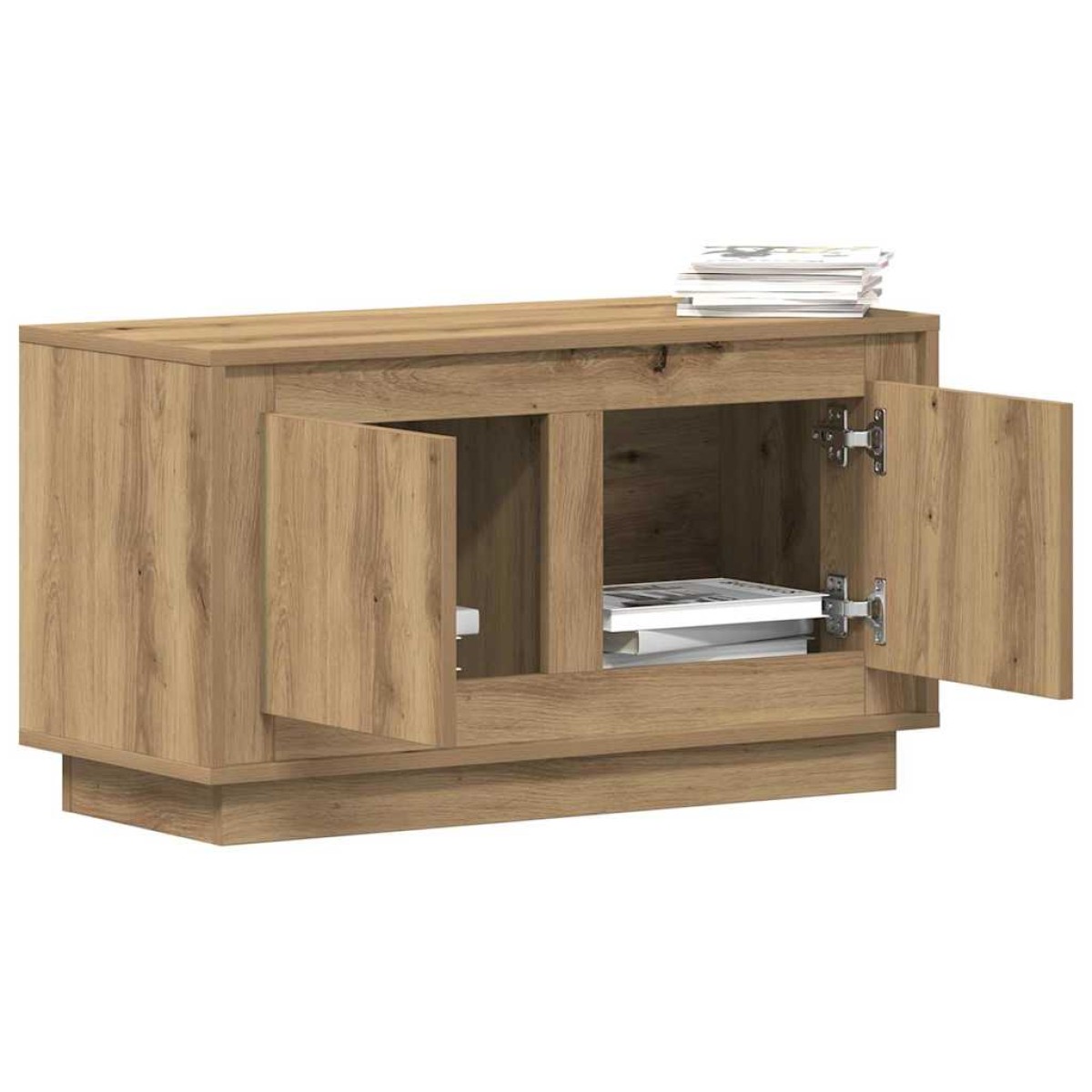 vidaXL Ντουλάπι TV 80 x 35 x 45 cm artisan δρυς Επεξεργασμένο ξύλο