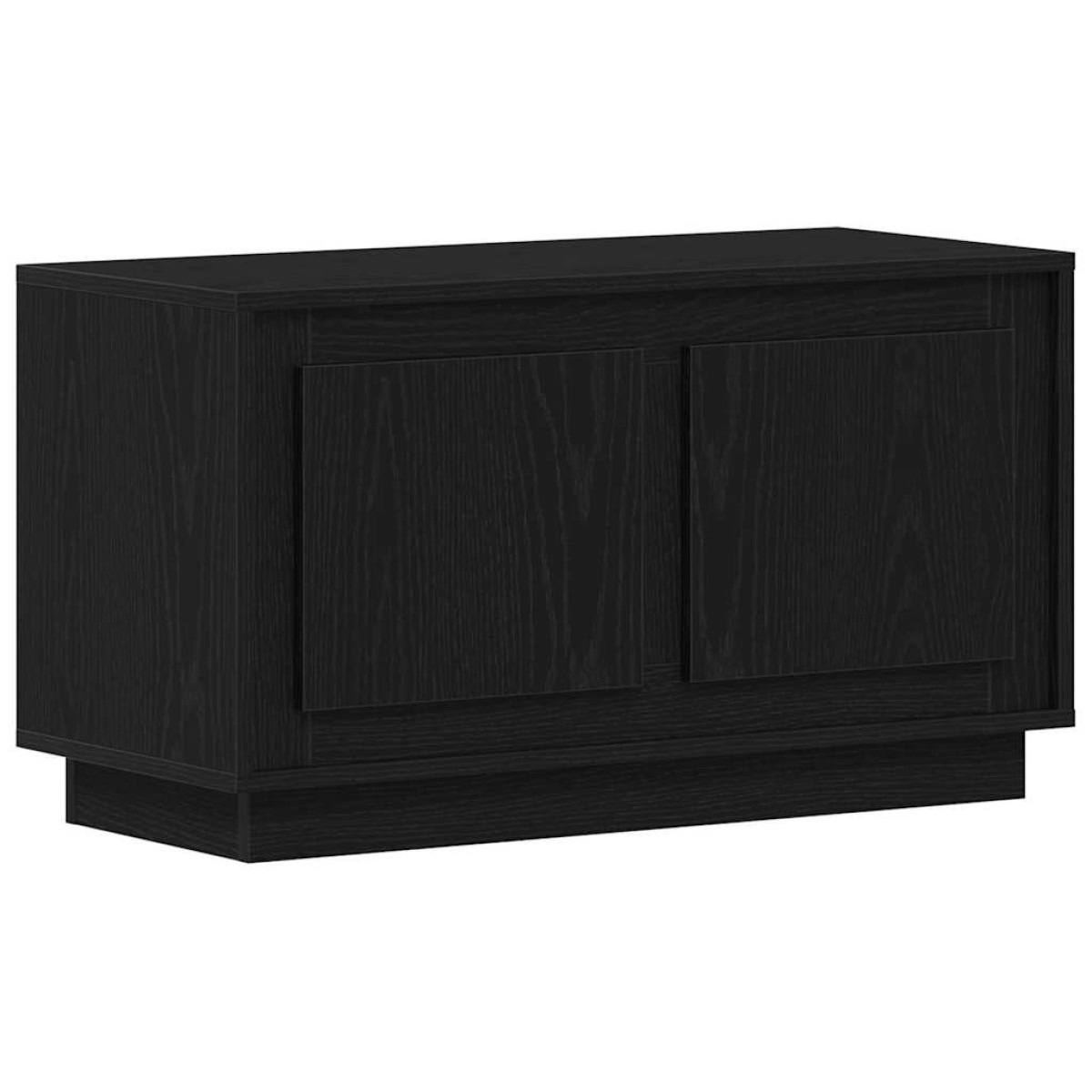 vidaXL Ντουλάπι TV 80 x 35 x 45 cm Μαύρη δρυς Επεξεργασμένο ξύλο
