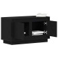 vidaXL Ντουλάπι TV 80 x 35 x 45 cm Μαύρη δρυς Επεξεργασμένο ξύλο