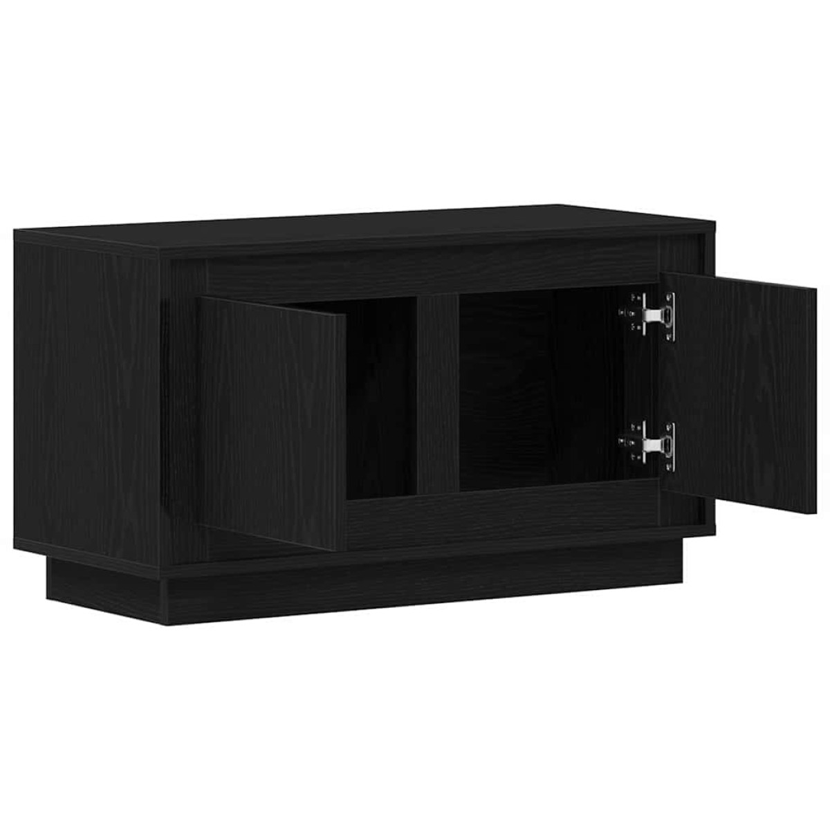 vidaXL Ντουλάπι TV 80 x 35 x 45 cm Μαύρη δρυς Επεξεργασμένο ξύλο