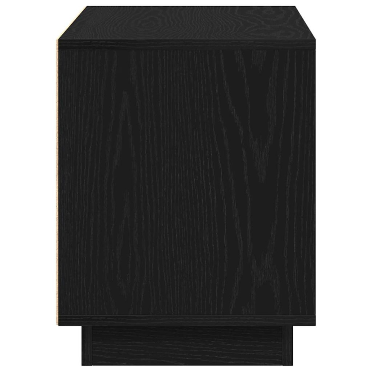 vidaXL Ντουλάπι TV 80 x 35 x 45 cm Μαύρη δρυς Επεξεργασμένο ξύλο