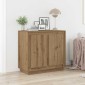 vidaXL Πλαϊνό γραφείο Artisan Oak 80 x 40 x 75 εκ. Επεξεργασμένο Ξύλο