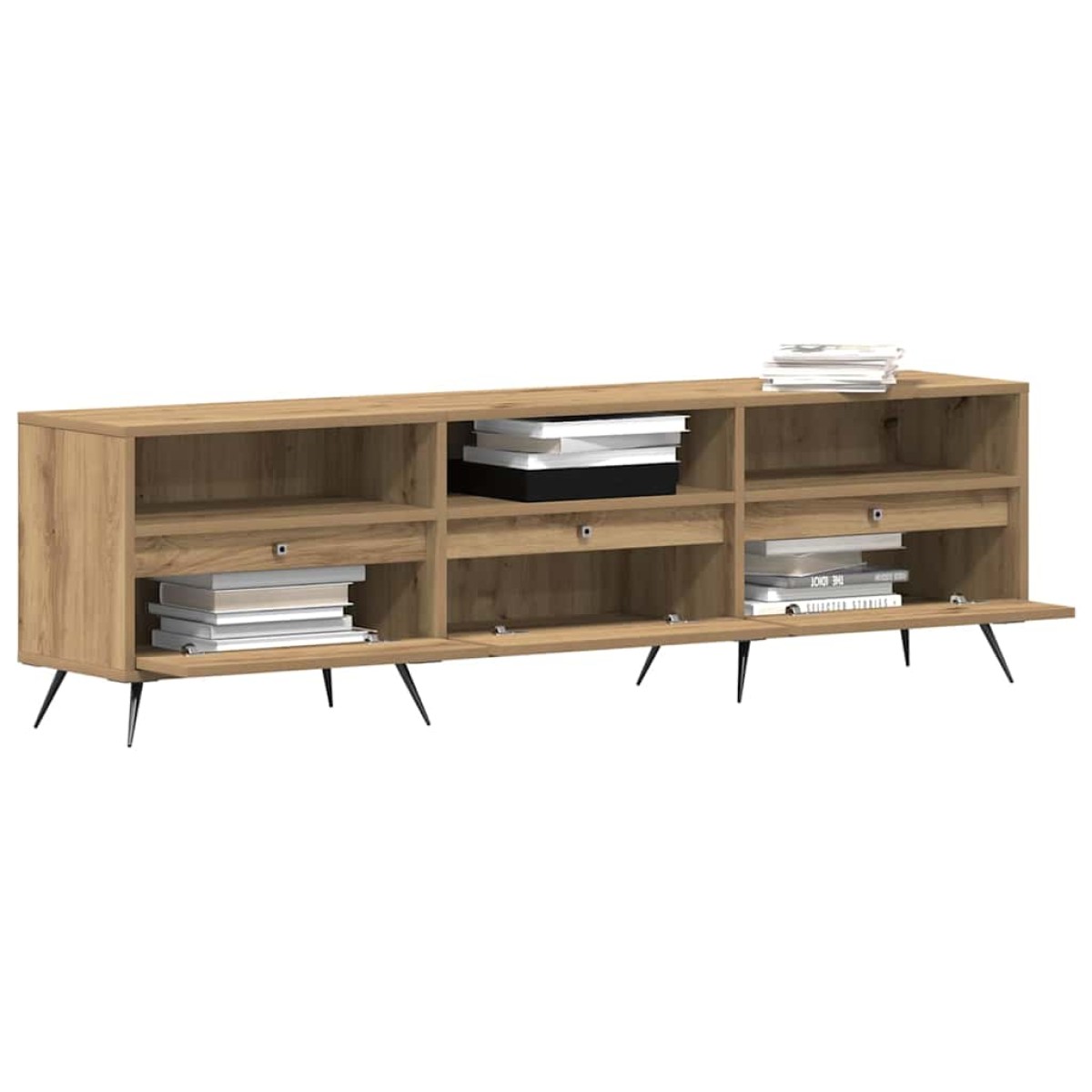 vidaXL Ντουλάπι TV 150 x 30 x 44,5 εκ. artisan δρυς Επεξεργασμένο ξύλο