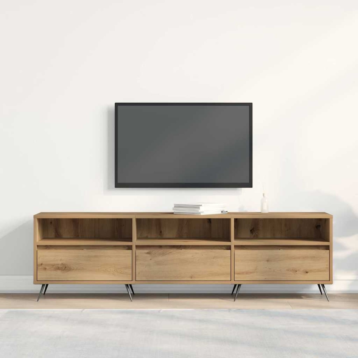vidaXL Ντουλάπι TV 150 x 30 x 44,5 εκ. artisan δρυς Επεξεργασμένο ξύλο