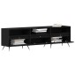vidaXL Ντουλάπι TV 150 x 30 x 44,5 εκ. Μαύρη δρυς Επεξεργασμένο ξύλο