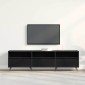 vidaXL Ντουλάπι TV 150 x 30 x 44,5 εκ. Μαύρη δρυς Επεξεργασμένο ξύλο