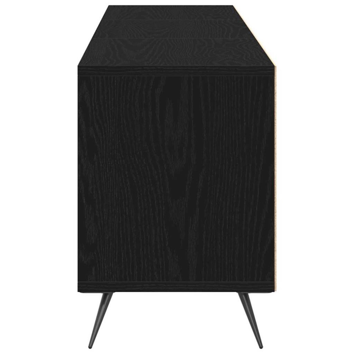 vidaXL Ντουλάπι TV 150 x 30 x 44,5 εκ. Μαύρη δρυς Επεξεργασμένο ξύλο