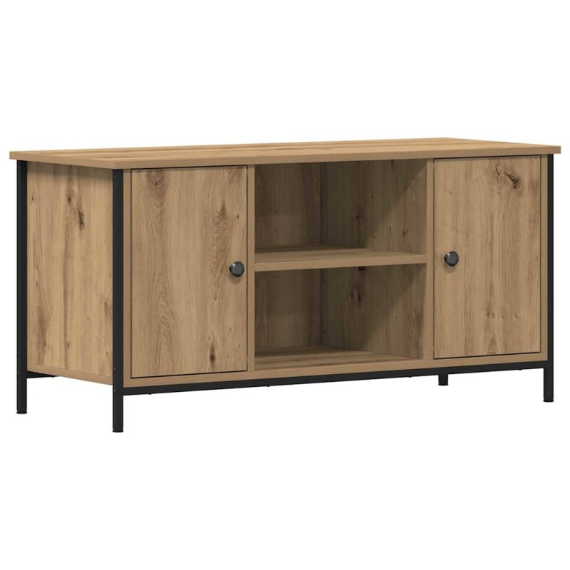 vidaXL Ντουλάπι TV 100 x 40 x 50 cm artisan δρυς Επεξεργασμένο ξύλο