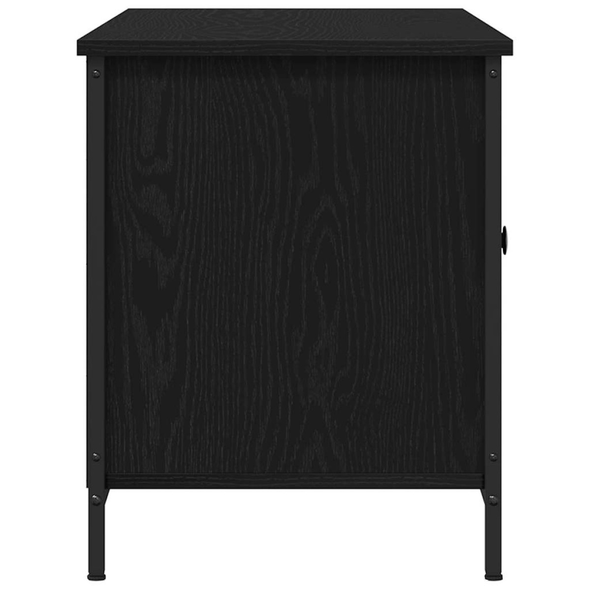 vidaXL Ντουλάπι TV 100 x 40 x 50 cm Μαύρη δρυς Επεξεργασμένο ξύλο