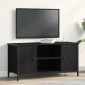 vidaXL Ντουλάπι TV 100 x 40 x 50 cm Μαύρη δρυς Επεξεργασμένο ξύλο