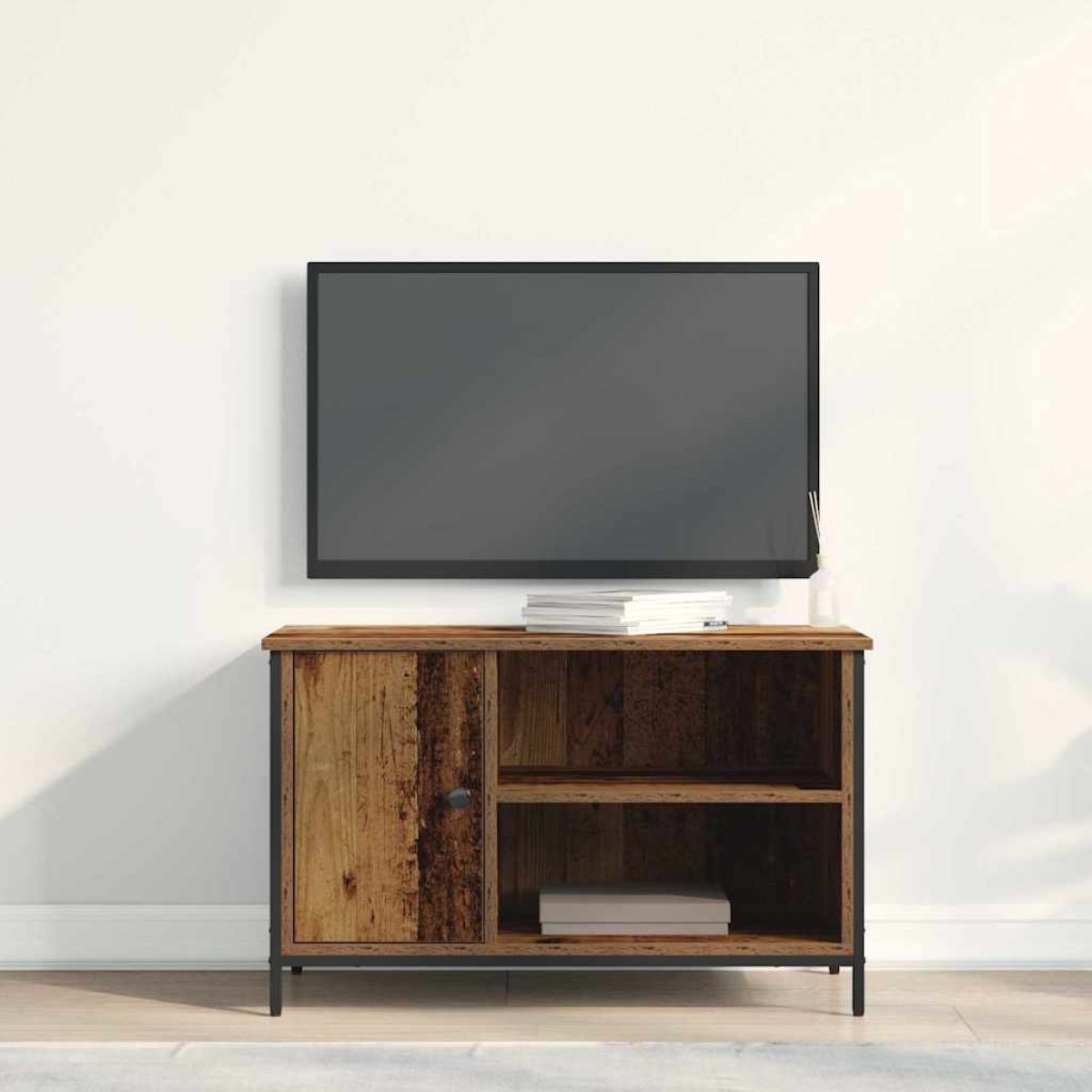 vidaXL Ντουλάπι TV 80 x 40 x 50 cm Παλαιό ξύλο Επεξεργασμένο ξύλο
