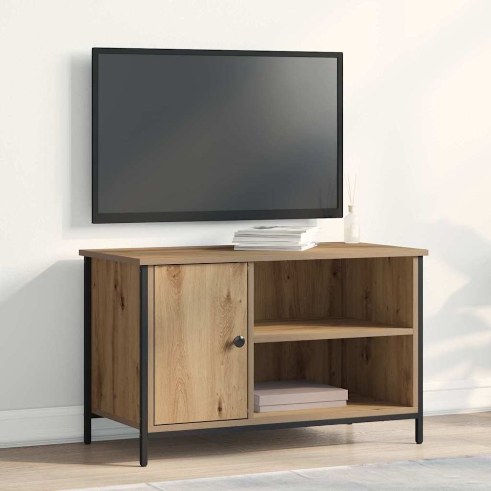 vidaXL Ντουλάπι TV 80 x 40 x 50 cm artisan δρυς Επεξεργασμένο ξύλο