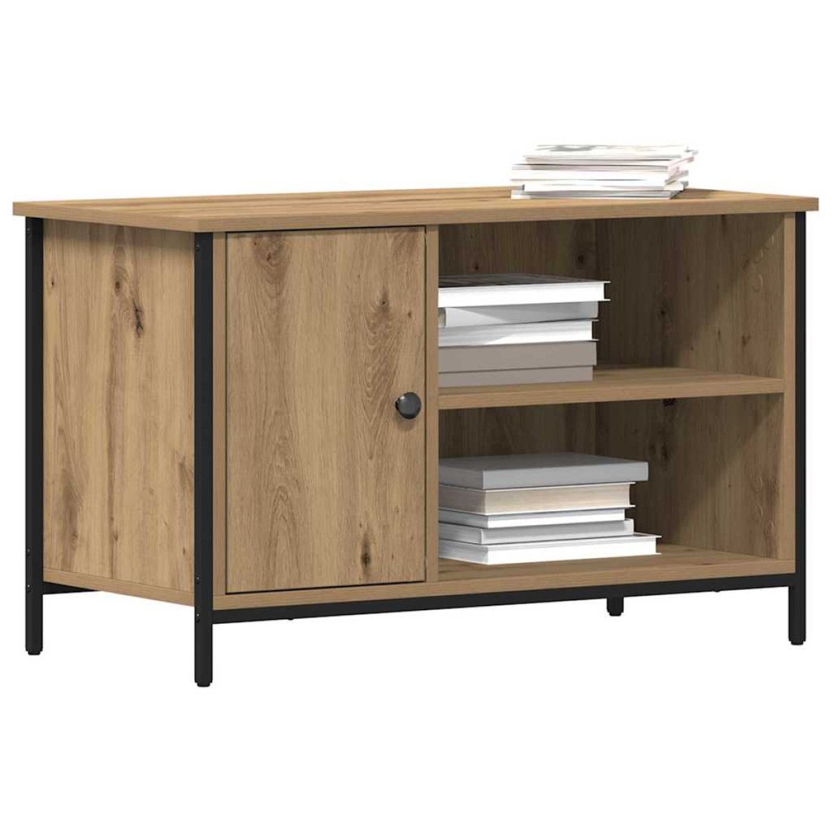 vidaXL Ντουλάπι TV 80 x 40 x 50 cm artisan δρυς Επεξεργασμένο ξύλο