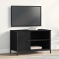 vidaXL Ντουλάπι TV 80 x 40 x 50 cm Μαύρη δρυς Επεξεργασμένο ξύλο