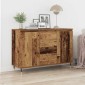 vidaXL Πλαϊνό γραφείο Παλιό ξύλο 101,5 x 35 x 70 εκ Επεξεργασμένο Ξύλο