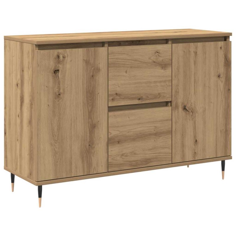 vidaXL Πλαϊνό γραφείο Artisan Oak 101,5 x 35 x 70 εκ