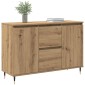 vidaXL Πλαϊνό γραφείο Artisan Oak 101,5 x 35 x 70 εκ