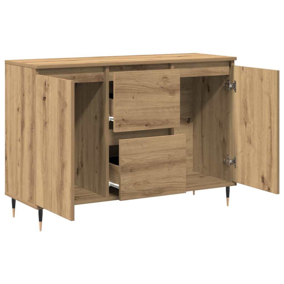 vidaXL Πλαϊνό γραφείο Artisan Oak 101,5 x 35 x 70 εκ