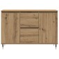 vidaXL Πλαϊνό γραφείο Artisan Oak 101,5 x 35 x 70 εκ