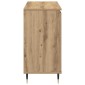 vidaXL Πλαϊνό γραφείο Artisan Oak 101,5 x 35 x 70 εκ