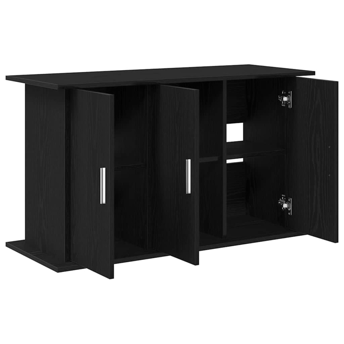 vidaXL Βάση Ενυδρείου Μαύρη Δρυς 101x41x58 εκ. από Τεχνητό Ξύλο