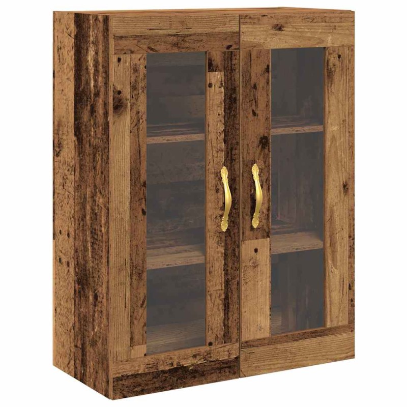 vidaXL Ντουλάπα Τοίχου Παλιό Ξύλο 69,5 x 34 x 90 εκ.