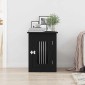 vidaXL Έπιπλα Κλουβιού για Σκύλους Μαύρο Δρυς 45 x 62 x 59 εκ. από Τεχνητό Ξύλο