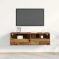 vidaXL Ντουλάπι Τηλεόρασης Τοίχου 100 x 30 x 30 cm Παλαιό ξύλο