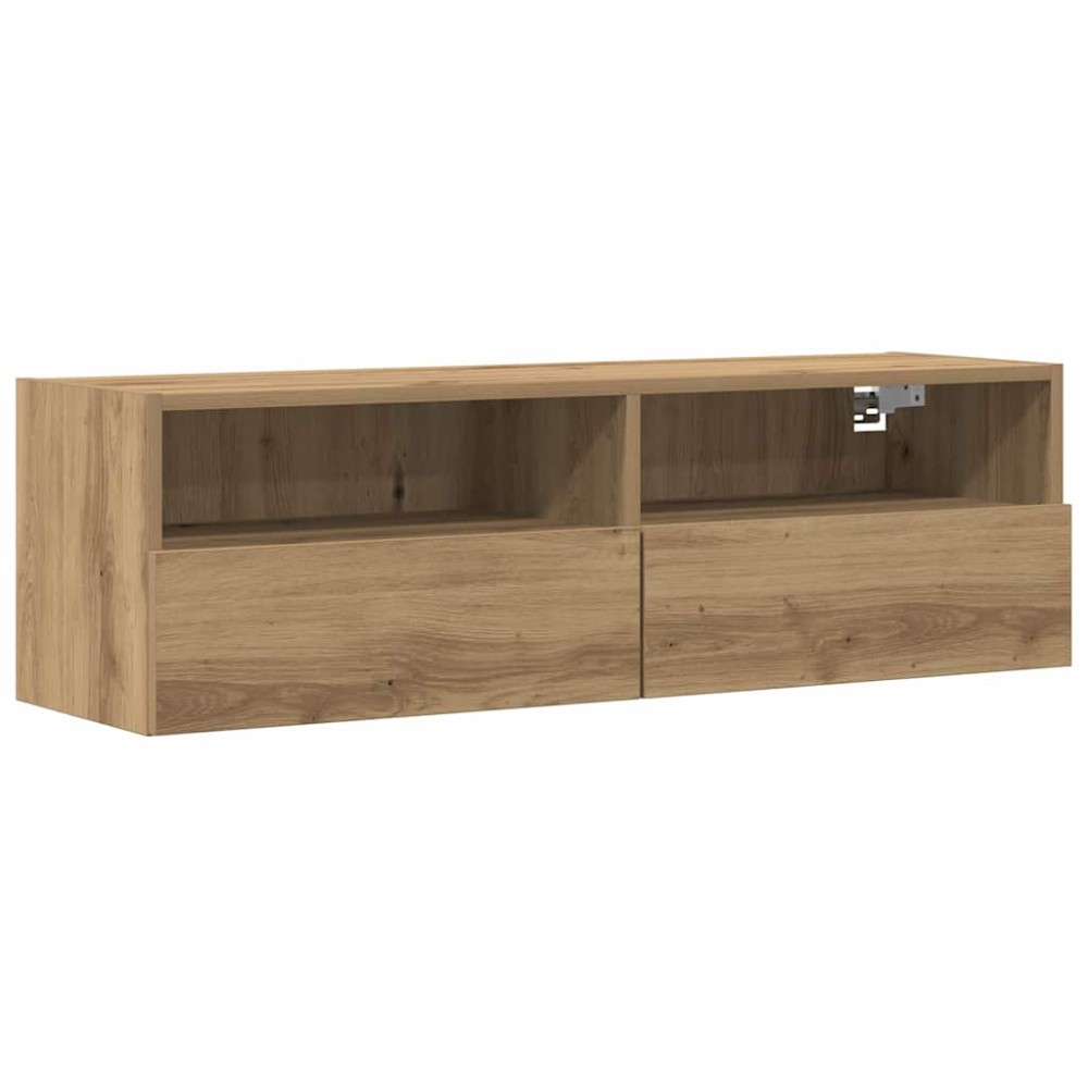 vidaXL Ντουλάπι Τηλεόρασης Τοίχου 100 x 30 x 30 cm artisan δρυς