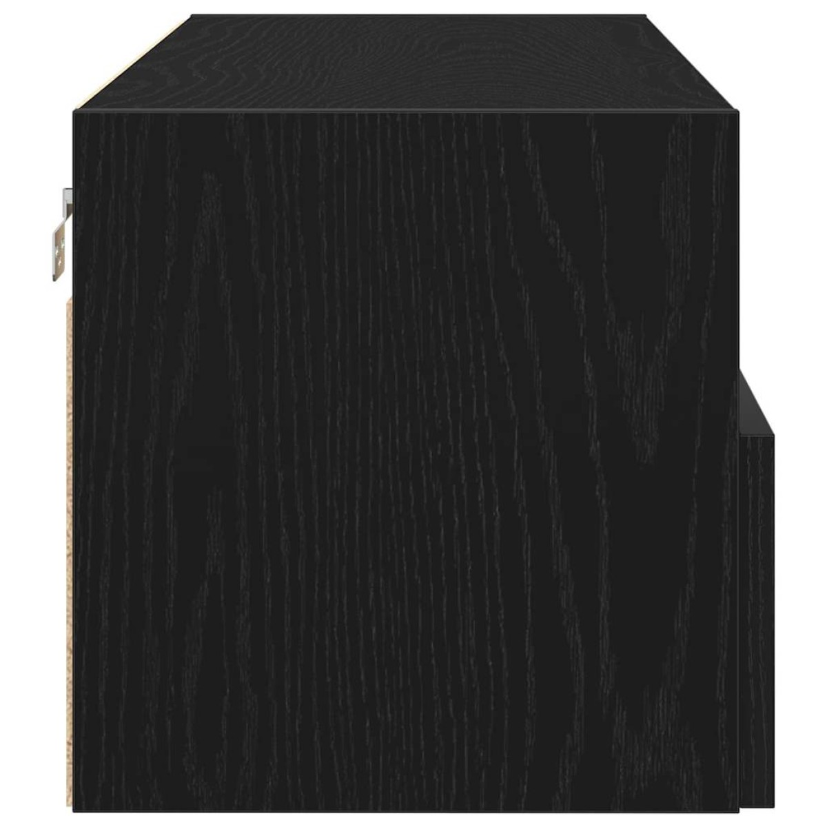 vidaXL Ντουλάπι Τηλεόρασης Τοίχου 100 x 30 x 30 cm Μαύρη Οξυά