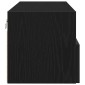vidaXL Ντουλάπι Τηλεόρασης Τοίχου 100 x 30 x 30 cm Μαύρη Οξυά