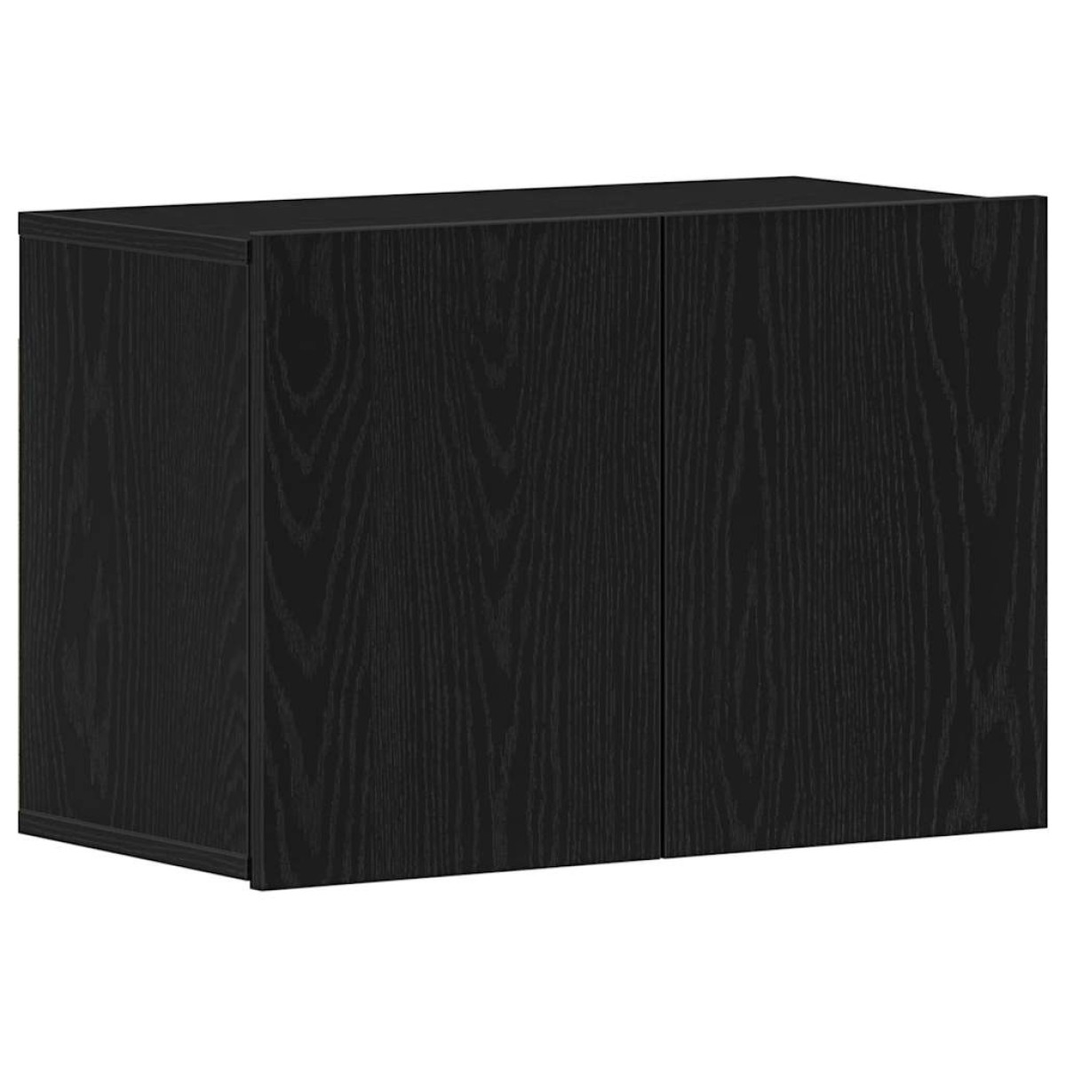 vidaXL Έπιπλο Τηλεόρασης Μαύρο Δρυς 60x30x41 εκ. από Τεχνητό Ξύλο