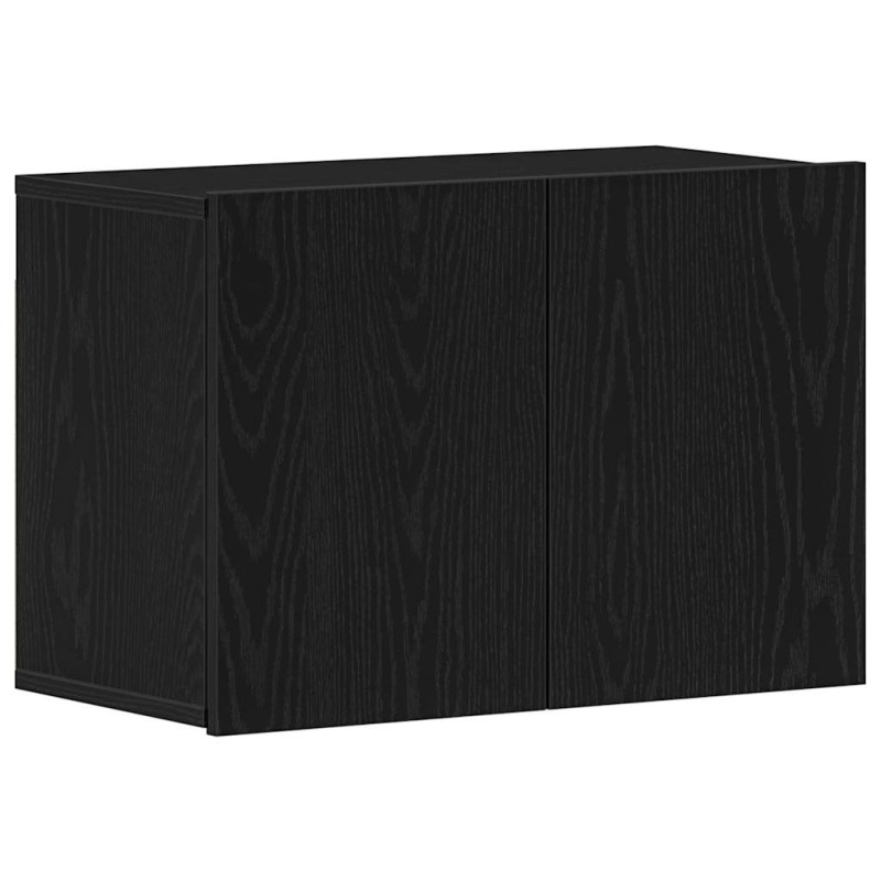vidaXL Έπιπλο Τηλεόρασης Μαύρο Δρυς 60x30x41 εκ. από Τεχνητό Ξύλο