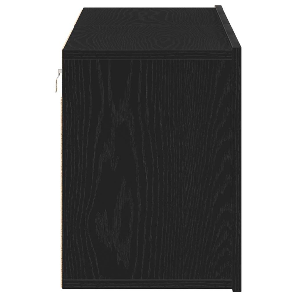 vidaXL Ντουλάπια Τηλεόρασης 2 τεμ. Μαύρο Δρυς 120x30x41 εκ. από Τεχνητό Ξύλο
