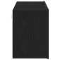 vidaXL Ντουλάπια Τηλεόρασης 2 τεμ. Μαύρο Δρυς 120x30x41 εκ. από Τεχνητό Ξύλο