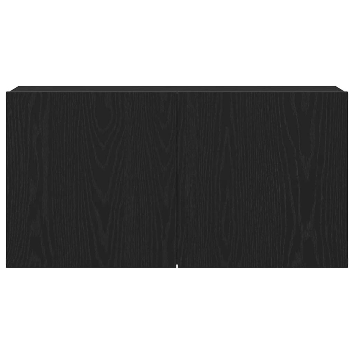 vidaXL Έπιπλο Τηλεόρασης Μαύρο Δρυς 80x30x41 εκ. από Τεχνητό Ξύλο