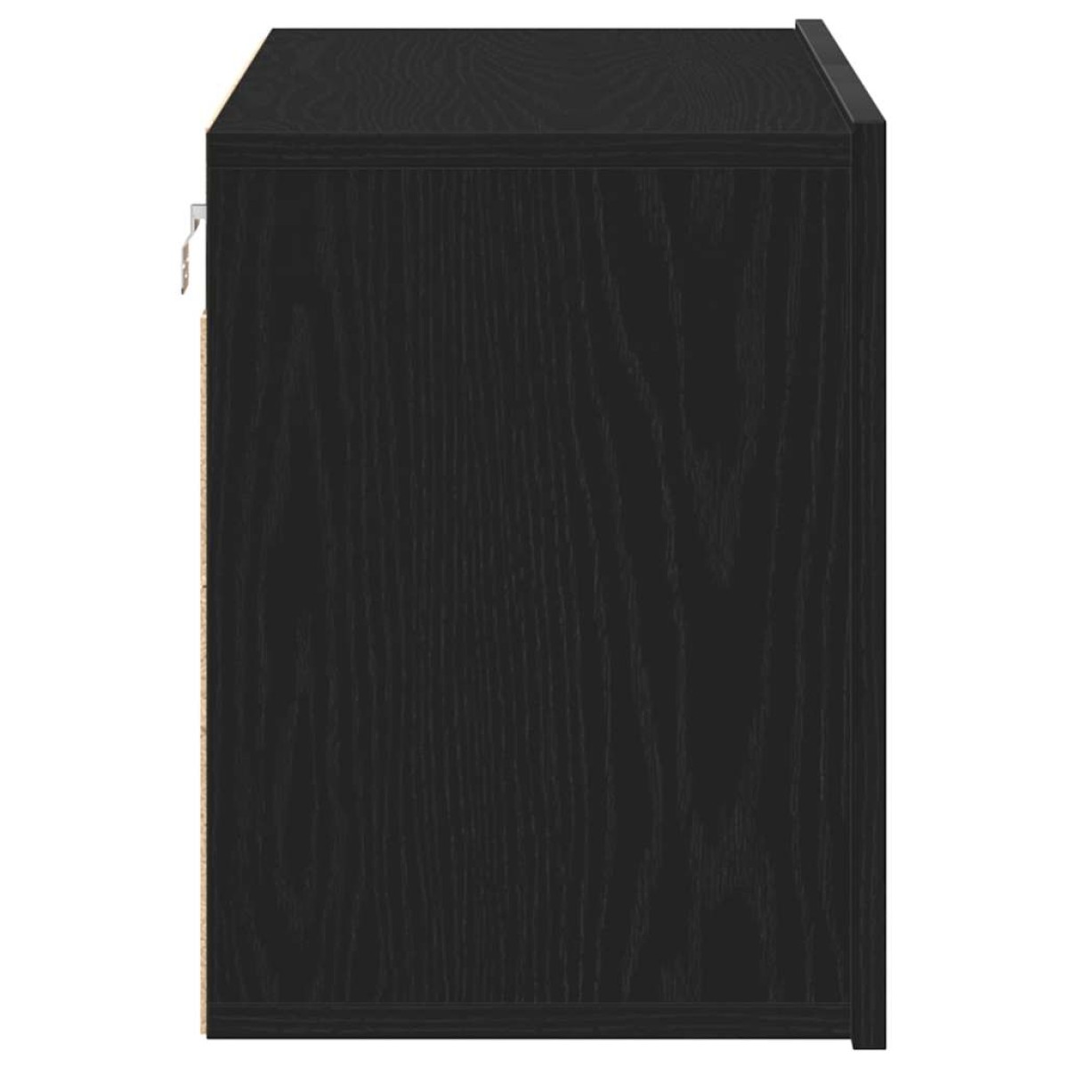 vidaXL Έπιπλο Τηλεόρασης Μαύρο Δρυς 80x30x41 εκ. από Τεχνητό Ξύλο