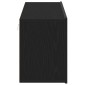 vidaXL Ντουλάπια Τηλεόρασης 2 τεμ. Μαύρο Δρυς 160x30x41 εκ. από Τεχνητό Ξύλο