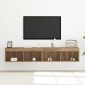 vidaXL Σετ επίπλου τηλεόρασης 2 τμχ. Artisan Oak Επεξεργασμένο Ξύλο