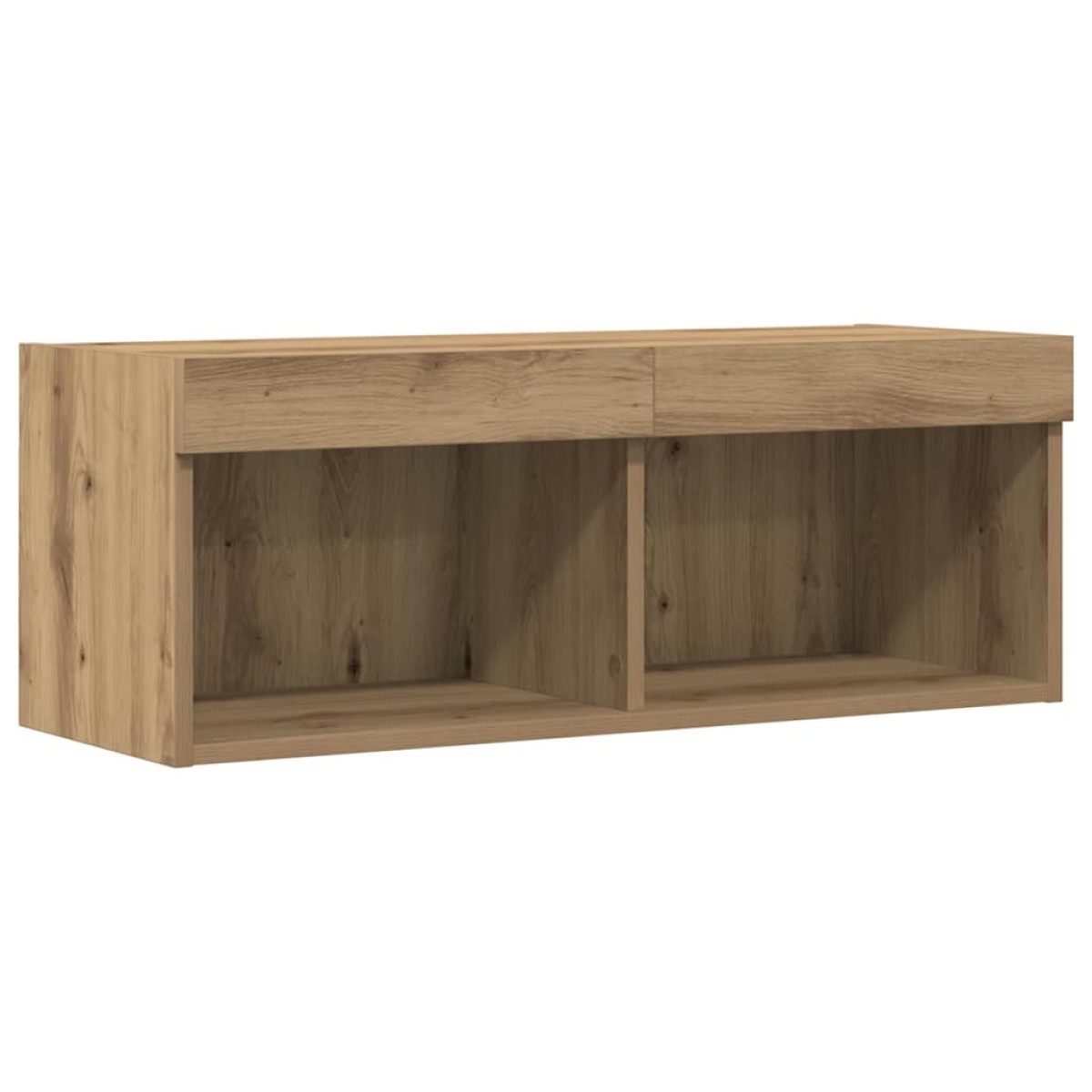 vidaXL Σετ επίπλου τηλεόρασης 2 τμχ. Artisan Oak Επεξεργασμένο Ξύλο