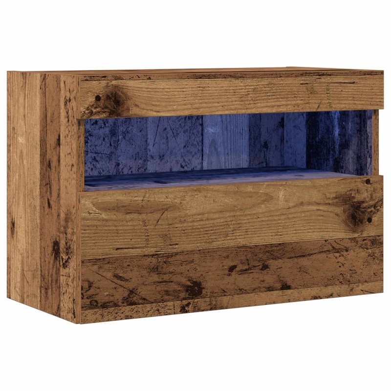 vidaXL Ντουλάπι Τηλεόρασης Τοίχου 60 x 30 x 40 εκ. Παλαιό ξύλο