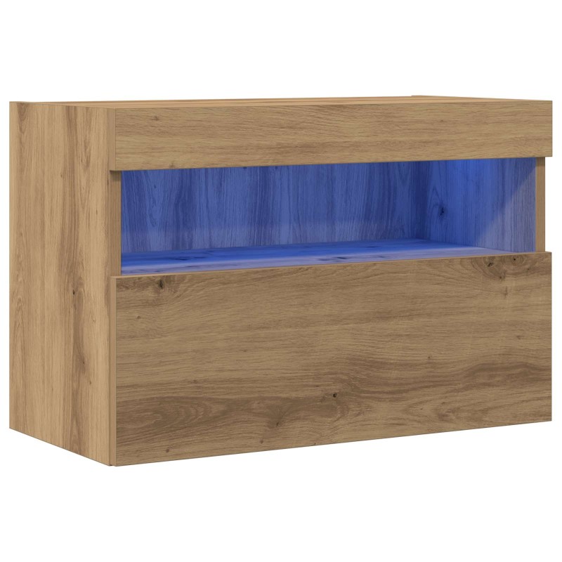 vidaXL Ντουλάπι Τηλεόρασης Τοίχου 60 x 30 x 40 εκ. artisan δρυς