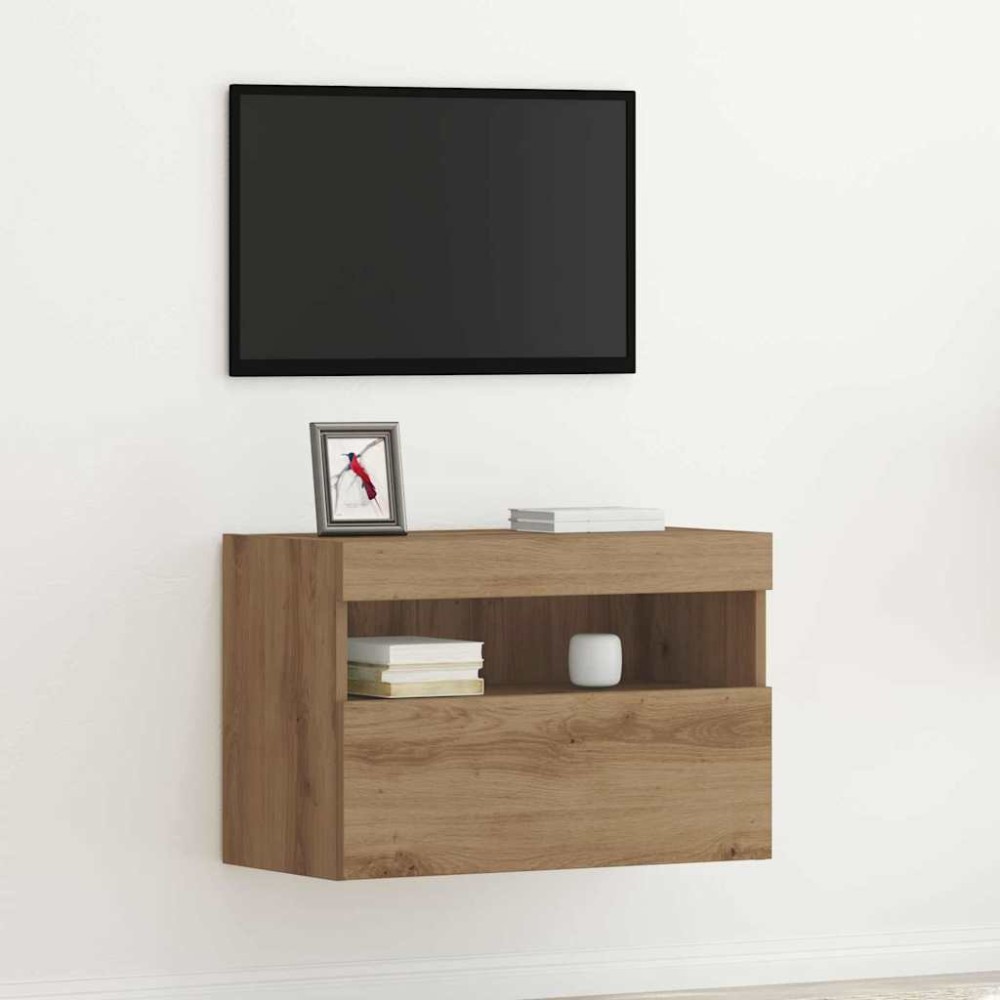vidaXL Ντουλάπι Τηλεόρασης Τοίχου 60 x 30 x 40 εκ. artisan δρυς